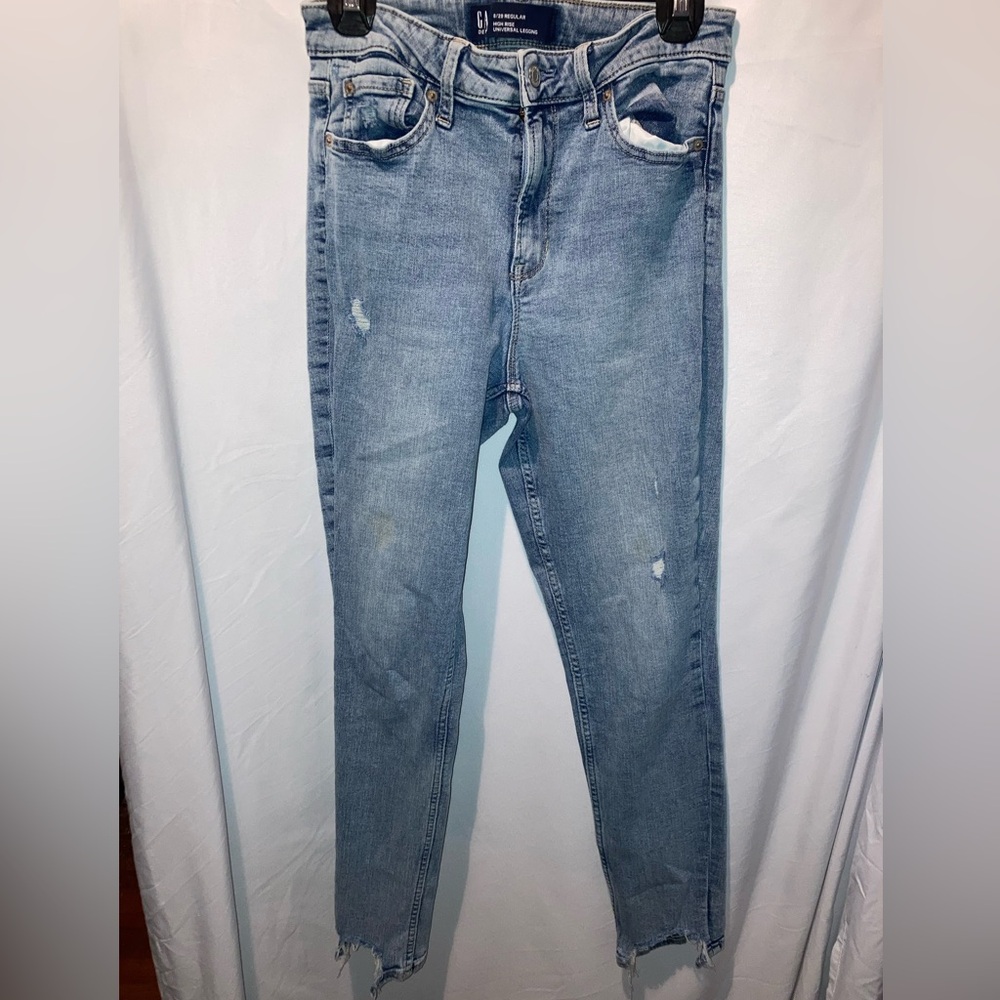 GAP High Rise Universal Leggings Light Blue Jeans